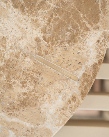 Wall Clock Moreno Marble Brown - Things I Like Things I Love