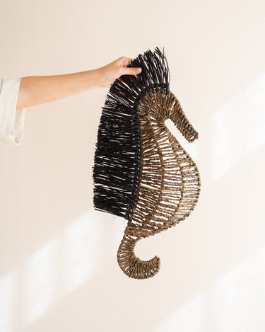 Wall Deco Seahorse Raffia - Things I Like Things I Love