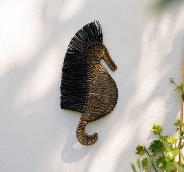 Wall Deco Seahorse Raffia - Things I Like Things I Love