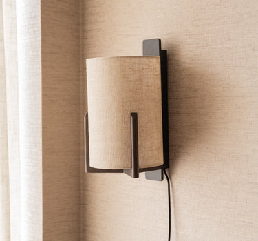 Wall Lamp Litto Linen Beige - Things I Like Things I Love