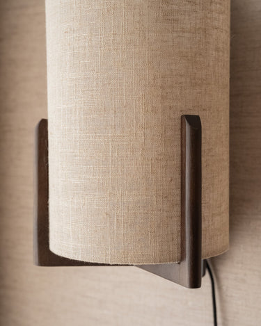 Wall Lamp Litto Linen Beige - Things I Like Things I Love