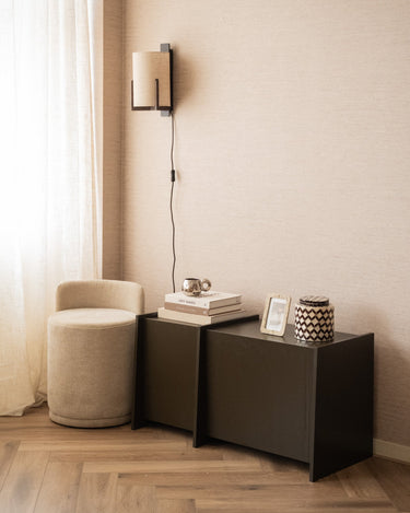 Wall Lamp Litto Linen Beige - Things I Like Things I Love