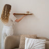 Wall Shelf Craftsman Teak Wood - Small - Things I Like Things I Love