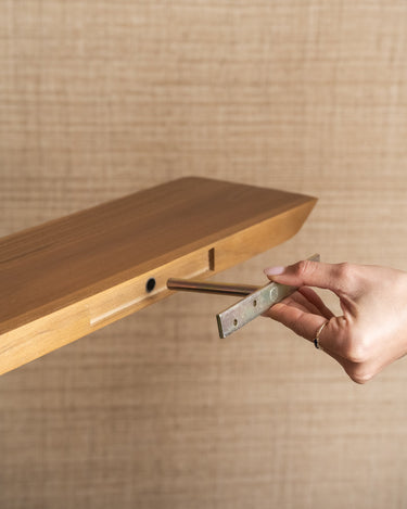 Wall Shelf Craftsman Teak Wood - Things I Like Things I Love