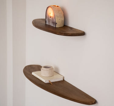 Wall Shelf Ginosu Oil Brown - Small/Medium - Things I Like Things I Love