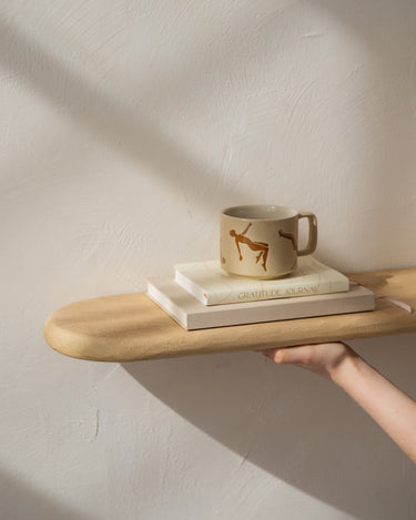 Wall Shelf Natural Wood - Small - Things I Like Things I Love