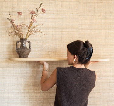 Wall Shelf Natural Wood - Things I Like Things I Love