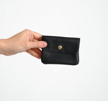 Wallet Lisa Small REAL LEATHER Zwart - Things I Like Things I Love