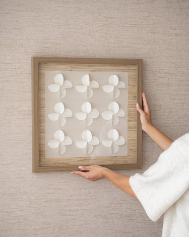 Wanddecoratie Sienna Linnen Bloemen - Things I Like Things I Love