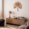 Wanddecoratie Waaier Lio Bamboe Roze - Things I Like Things I Love