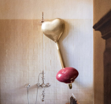 Wandhaak Hart Messing Bordeaux - Things I Like Things I Love