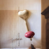 Wandhaak Hart Messing Bordeaux - Things I Like Things I Love