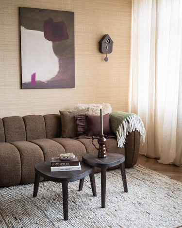 Wandklok Moderne Koekoek Mauve / Bruin - Things I Like Things I Love