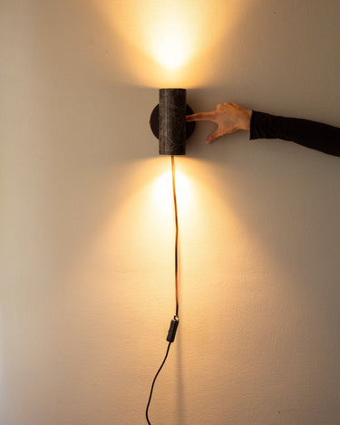 Wandlamp Tivoli Cilinder Marmer / Travertin - Things I Like Things I Love