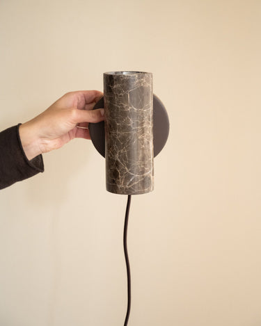 Wandlamp Tivoli Cilinder Marmer / Travertin - Things I Like Things I Love