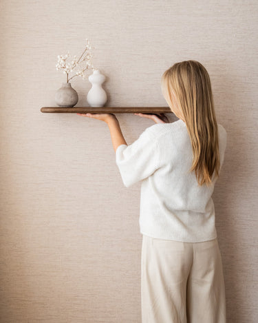 Wandplank Hout Bruin - Things I Like Things I Love