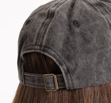 Washed Cap Black Ying Yang - Things I Like Things I Love