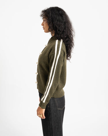 Willow Knitted Vest Olive Groen - Things I Like Things I Love