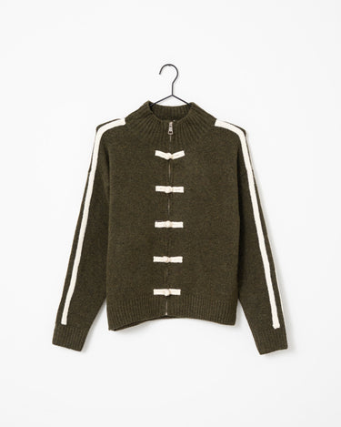 Willow Knitted Vest Olive Groen - Things I Like Things I Love