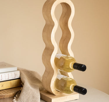 Wine Rack Edolo Natural Wood - Things I Like Things I Love