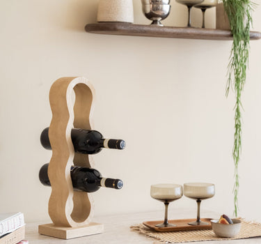 Wine Rack Edolo Natural Wood - Things I Like Things I Love