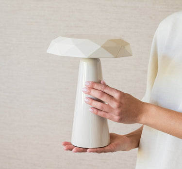 Wireless Table Lamp Blocco Beige - Things I Like Things I Love