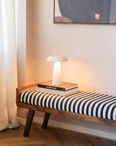 Wireless Table Lamp Blocco Beige - Things I Like Things I Love