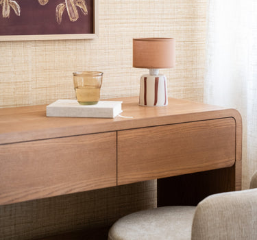 Wireless Table Lamp Lily Brown - Things I Like Things I Love