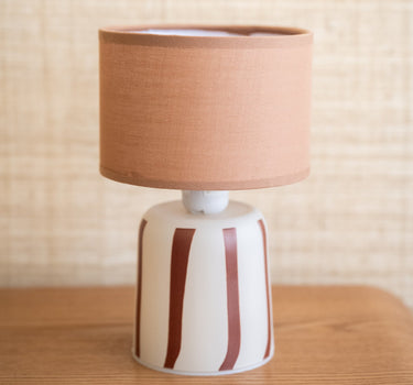 Wireless Table Lamp Lily Brown - Things I Like Things I Love