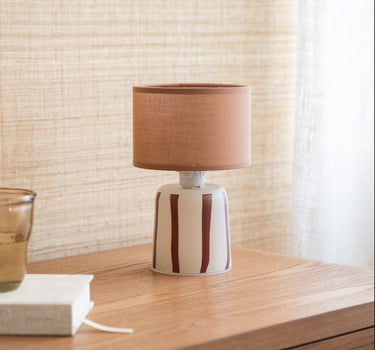 Wireless Table Lamp Lily Brown - Things I Like Things I Love