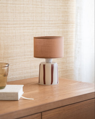 Wireless Table Lamp Lily Brown - Things I Like Things I Love