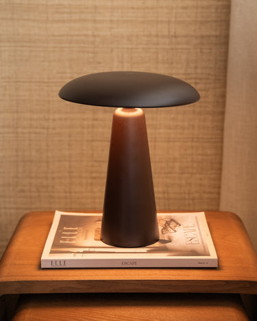 Wireless Table Lamp Modo Chocolate Brown - Things I Like Things I Love