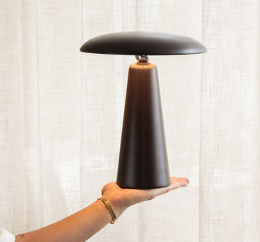 Wireless Table Lamp Modo Chocolate Brown - Things I Like Things I Love