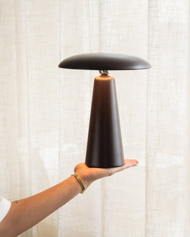 Wireless Table Lamp Modo Chocolate Brown - Things I Like Things I Love