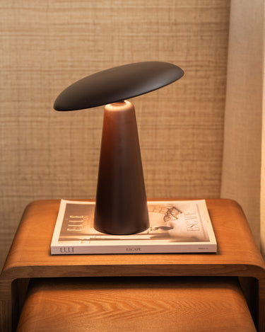 Wireless Table Lamp Modo Chocolate Brown - Things I Like Things I Love
