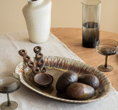 X - Large Serving Plate Mocha - Things I Like Things I Love