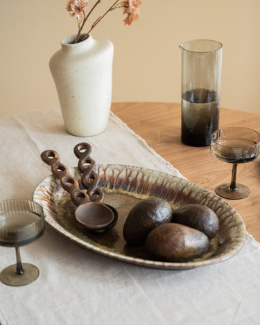 X - Large Serving Plate Mocha - Things I Like Things I Love