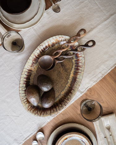 X - Large Serving Plate Mocha - Things I Like Things I Love