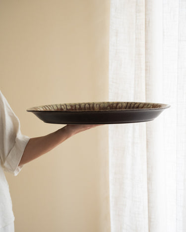 X - Large Serving Plate Mocha - Things I Like Things I Love