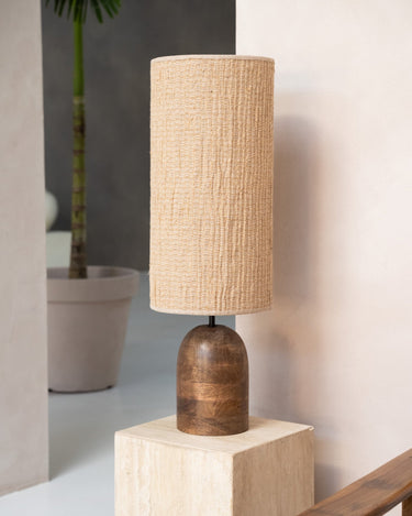 X - Large Table Lamp Gada Wood - Things I Like Things I Love