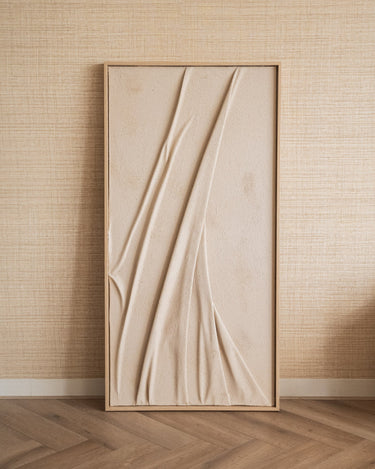 X - Large Wall Art Veck Beige - Things I Like Things I Love