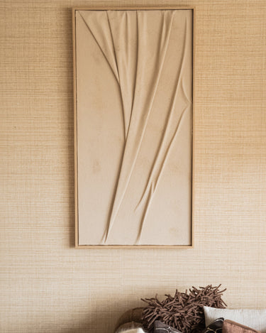X - Large Wall Art Veck Beige - Things I Like Things I Love