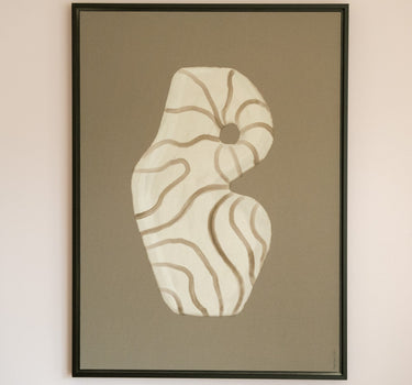X - Large Wall Art Vivid Vase Olive Green - Things I Like Things I Love