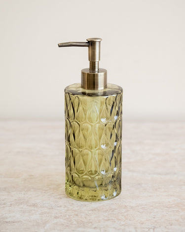 Zeepdispenser Pear Glas Groen - Things I Like Things I Love