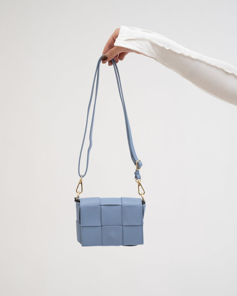 Bag Steef Pastel Blue Leather - Things I Like Things I Love