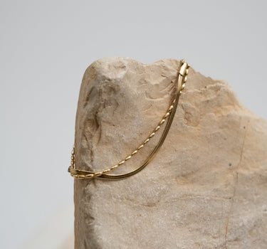 Bracelet Goldplated Duo Snake - Things I Like Things I Love