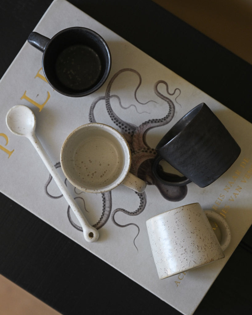 Espresso Mug Pion Grey/White - Things I Like Things I Love