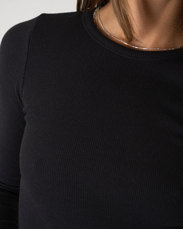 Freya Rib Tee Black - Things I Like Things I Love