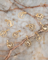 Goldfilled Necklace Charm Zodiac