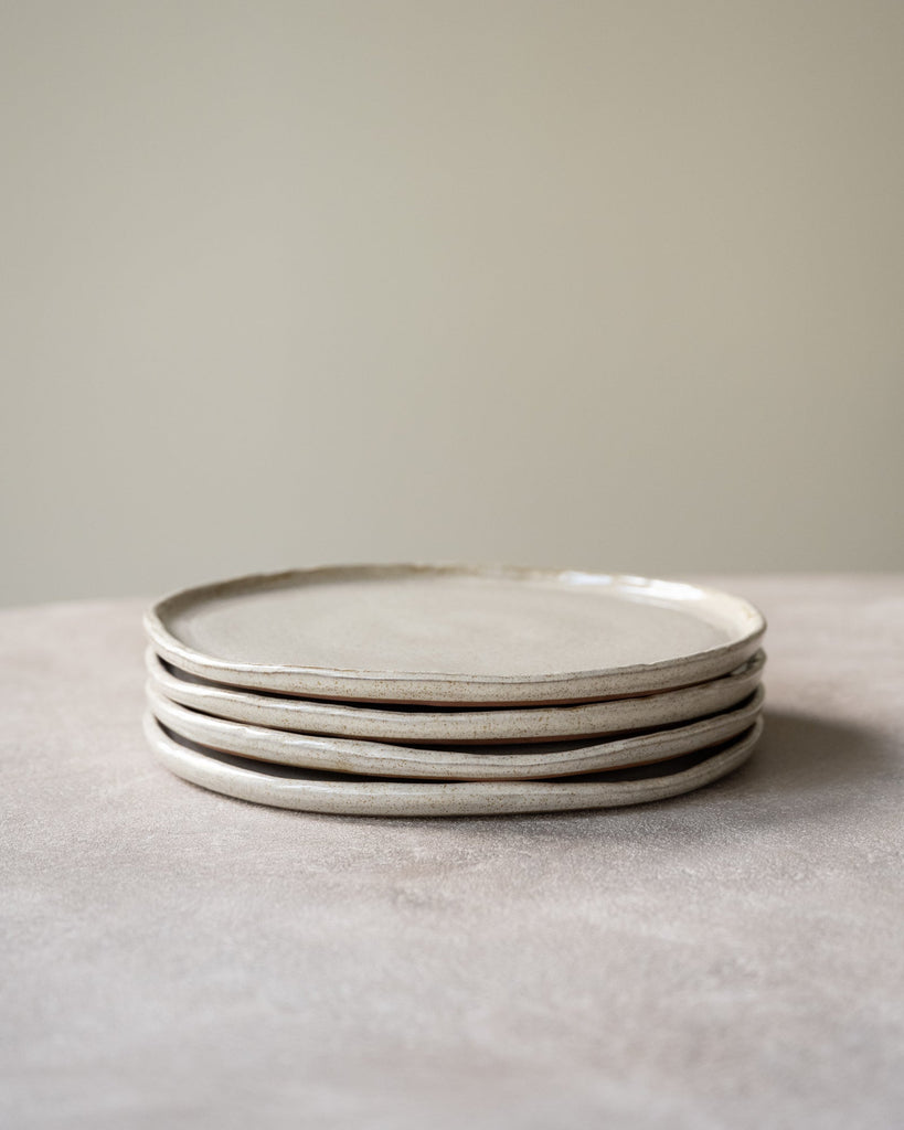 Handmade Breakfast Plate Serpa Beige - Things I Like Things I Love